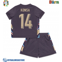 Fotballdrakt Barn England Ezri Konsa #14 Bortedraktsett EM 2024 Kortermet (+ Korte bukser)